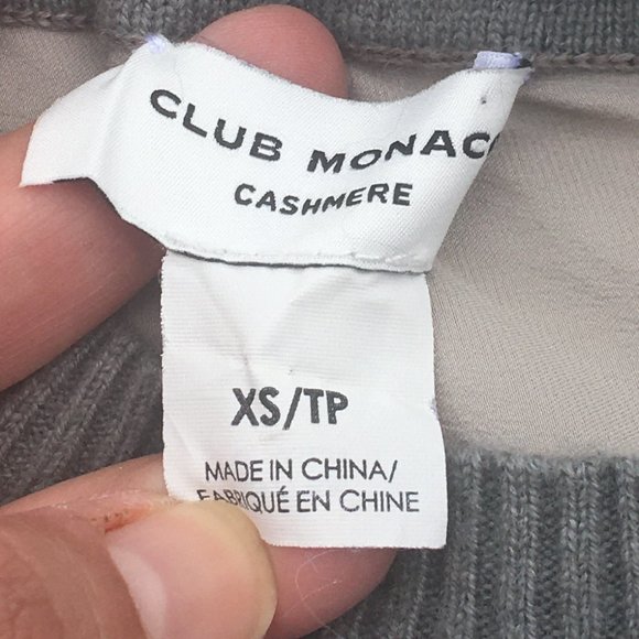 Club Monaco cashmere sweater, sz XS - Picture 8 of 8